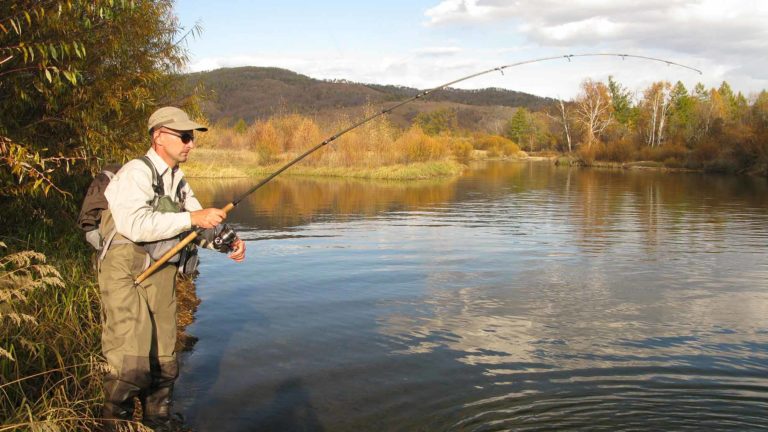fly fishing man