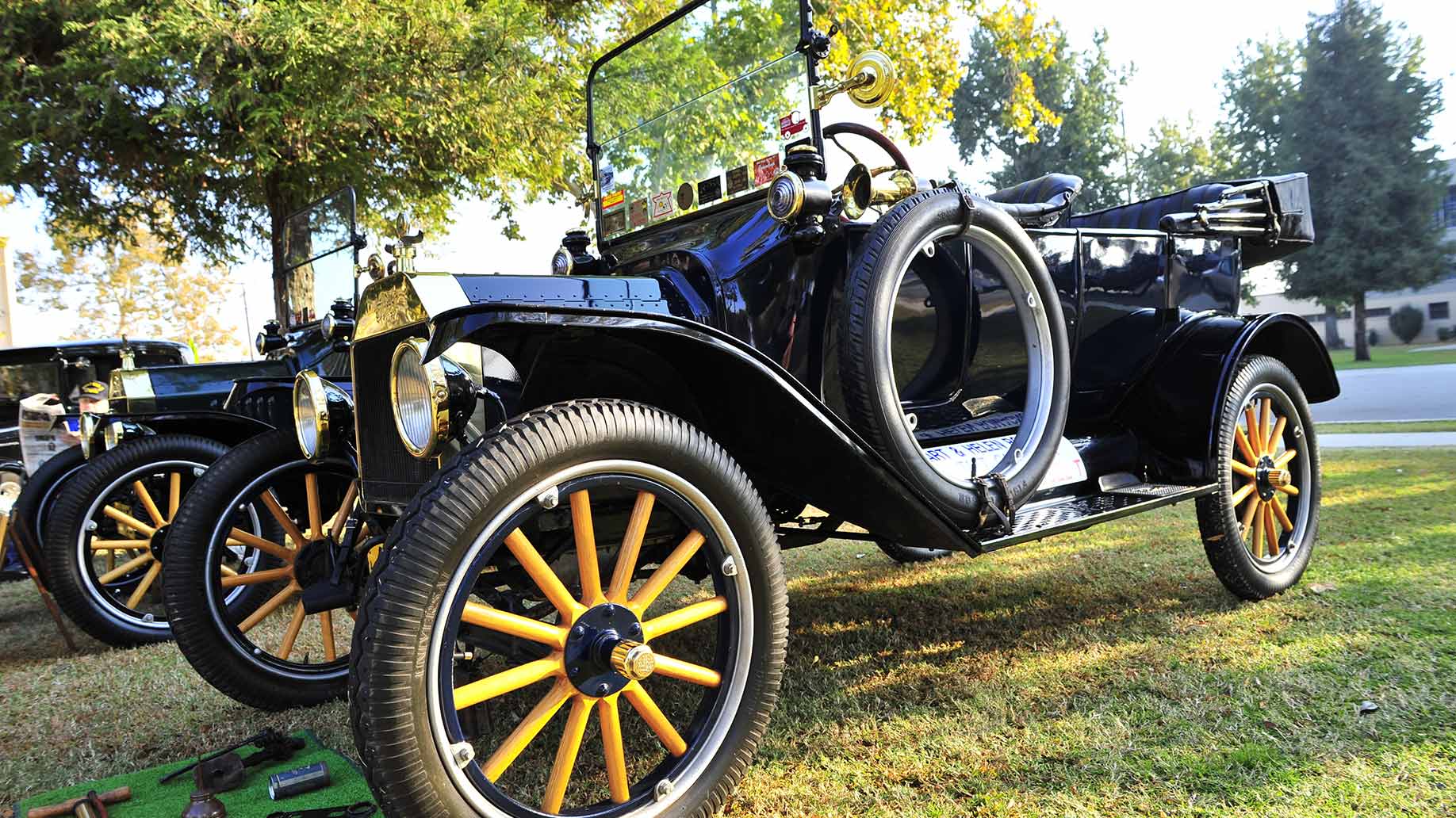 restored ford model t car