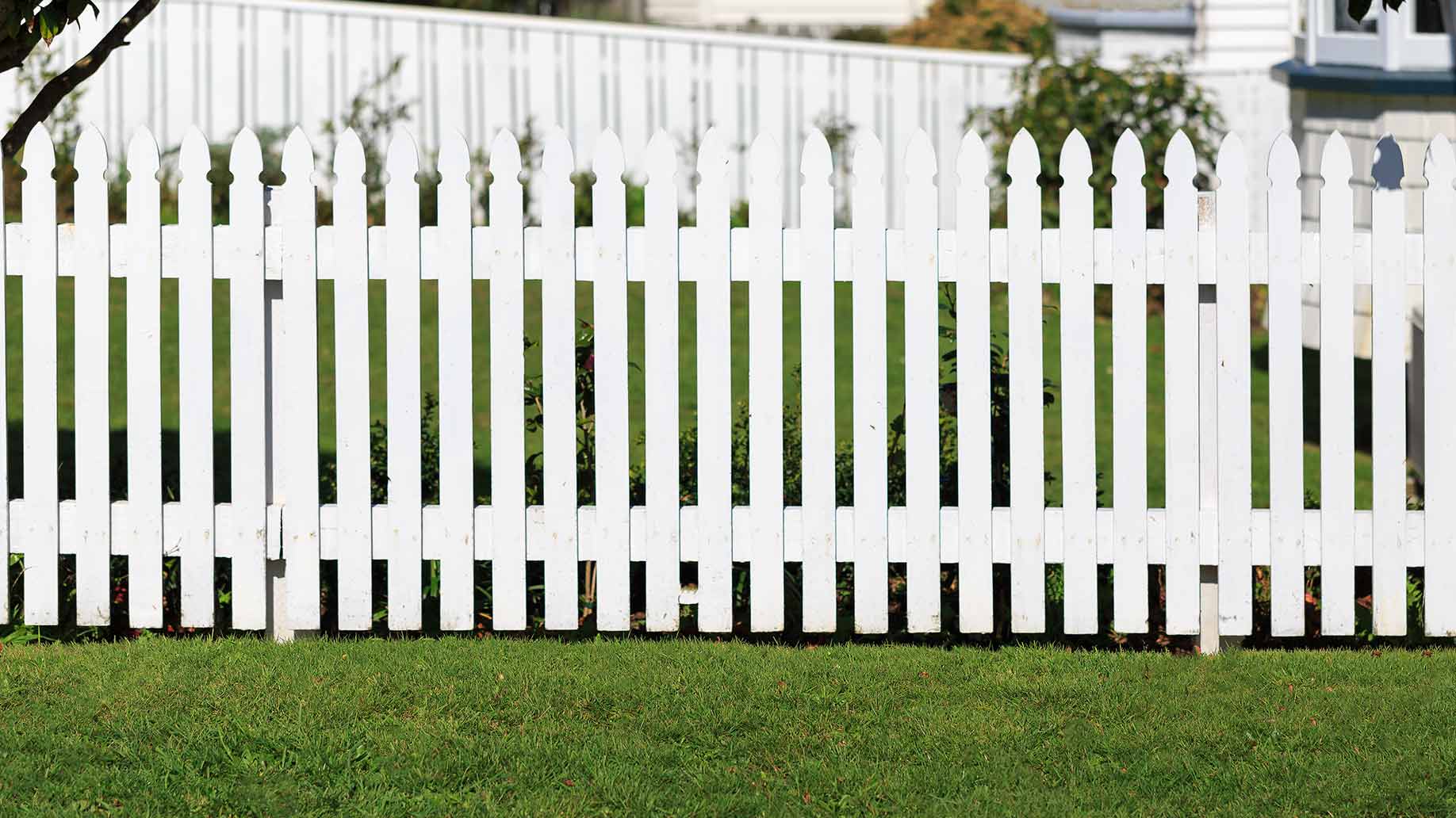 white picket fence